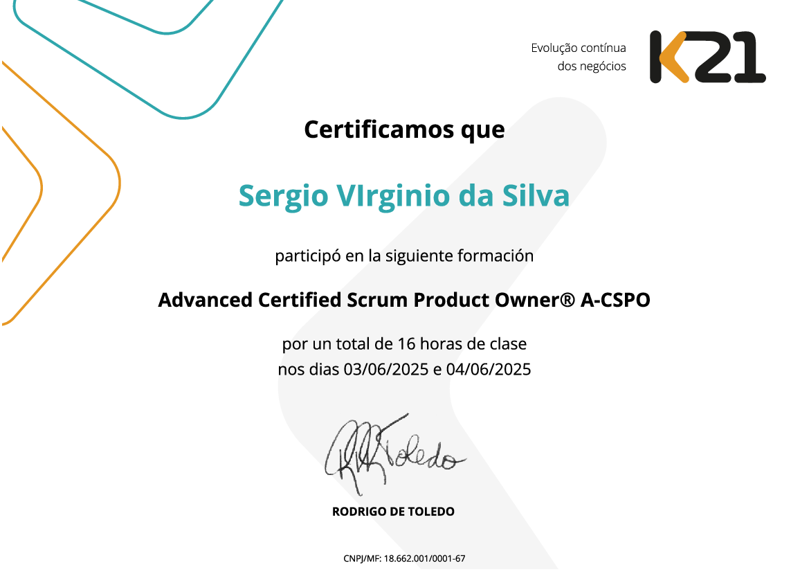 Certificado K21